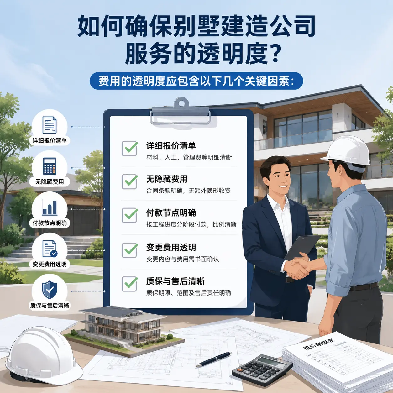 在 罗甸 如何确保别墅建造公司服务的透明度？