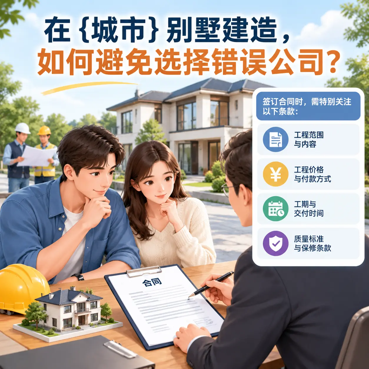 在 罗甸 别墅建造，如何避免选择错误公司？