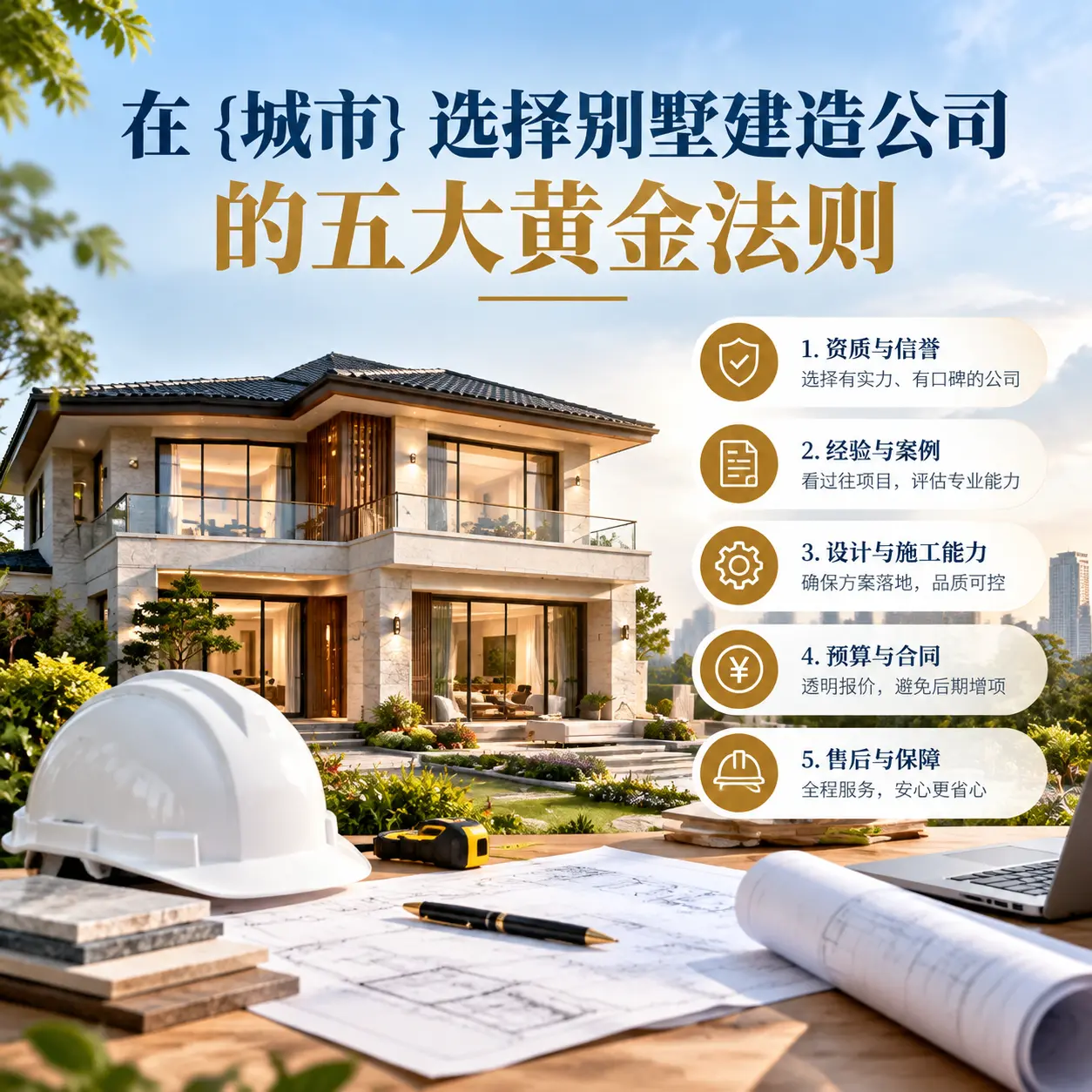 在 罗甸 选择别墅建造公司的五大黄金法则