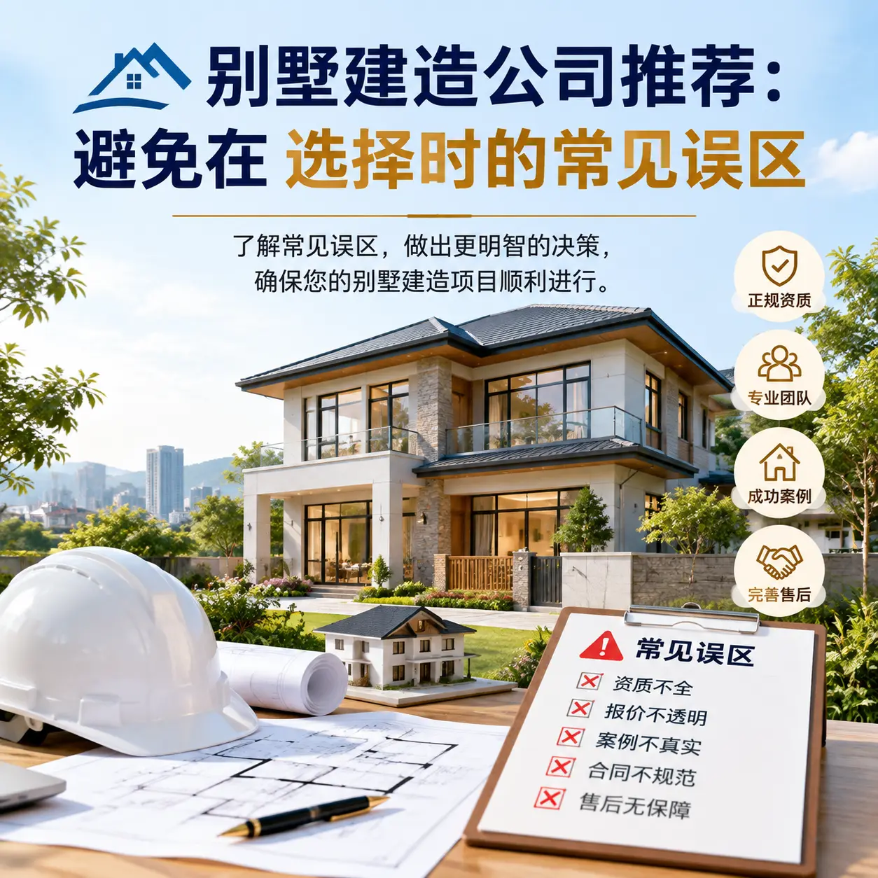 别墅建造公司推荐:避免在 罗甸 选择时的常见误区