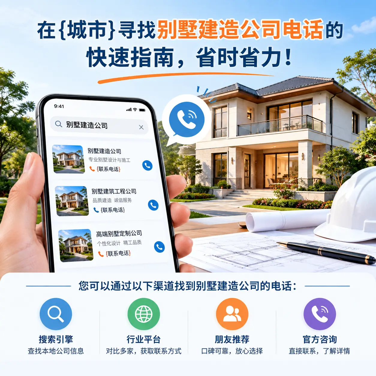 在罗甸寻找别墅建造公司电话的快速指南,省时省力!