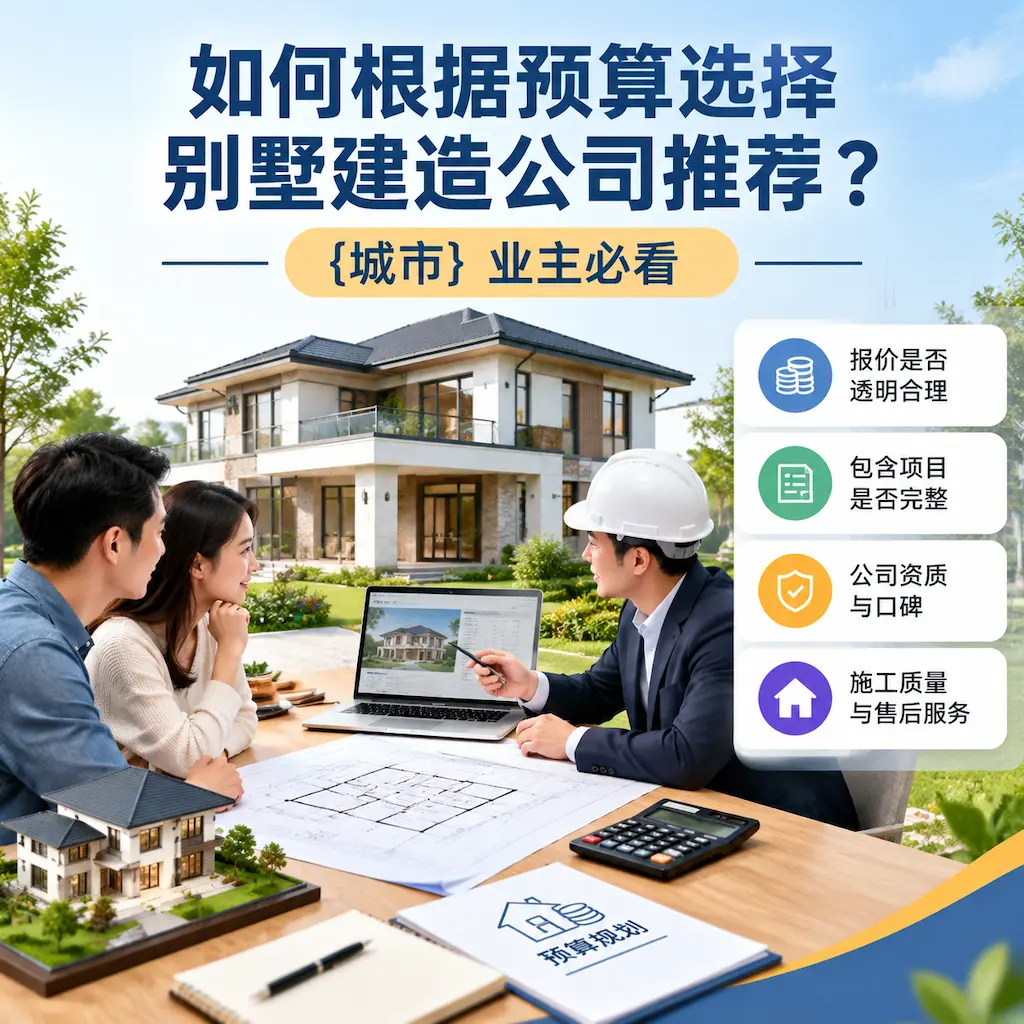 如何根据预算选择别墅建造公司推荐? 罗甸 业主必看